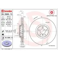Brembo Jarrulevy (1kpl) 09.D899.13