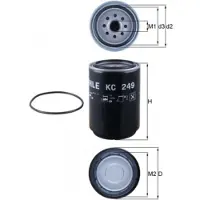 MAHLE ORIGINAL Polttoainesuodatin KC 249D