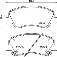 Brembo Jarrupalasarja (4kpl), levyjarru P 30 122