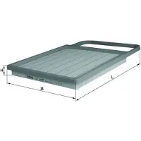 MAHLE ORIGINAL Ilmansuodatin LX 1475