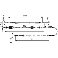 Bosch Vaijeri, seisontajarru 1 987 482 803