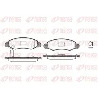 REMSA Jarrupalat Etu, 0702.21 - Suzuki - Ignis, Wagon. Subaru - Justy