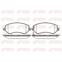 REMSA Jarrupalat Etu, 0807.02 - Chrysler - Grand voyager, Voyager. Jeep - Cherokee. Dodge - Grand caravan, Caravan