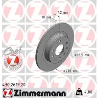 ZIMMERMANN Jarrulevy (1kpl) 430.2619.20