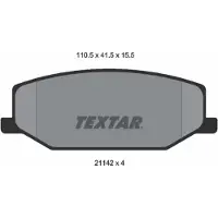 Textar Jarrupalasarja (4kpl), levyjarru 2114202
