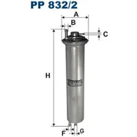 FILTRON Polttoainesuodatin PP 832/2