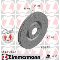 ZIMMERMANN Jarrulevy (1kpl) 440.3127.52
