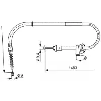 Bosch Vaijeri, seisontajarru 1 987 482 228