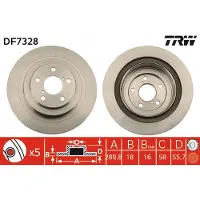 TRW Jarrulevy (1kpl) DF7328
