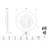 Bosch Jarrulevy (1kpl) 0 986 479 E61