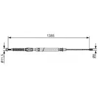 Bosch Vaijeri, seisontajarru 1 987 482 584