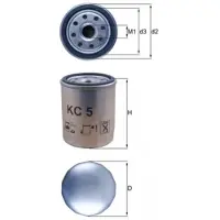 MAGNETI MARELLI Polttoainesuodatin KC 5
