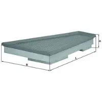 MAHLE ORIGINAL Ilmansuodatin LX 1663