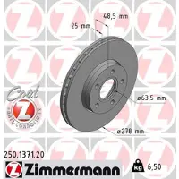 ZIMMERMANN Jarrulevy (1kpl) 250.1371.20