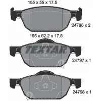 Textar Jarrupalasarja (4kpl), levyjarru 2479601