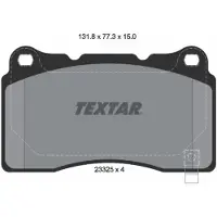 Textar Jarrupalasarja (4kpl), levyjarru 2332501