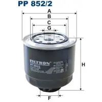 FILTRON Polttoainesuodatin PP 852/2