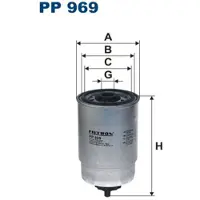FILTRON Polttoainesuodatin PP 969