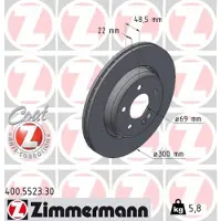 ZIMMERMANN Jarrulevy (1kpl) 400.5523.30