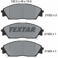 Textar Jarrupalasarja (4kpl), levyjarru 2132201