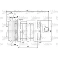 Valeo Kompressori, ilmastointilaite 700853