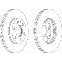 FERODO Jarrulevy FCR314A, 1 Kappale