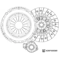 Blue Print Kytkinpaketti ADBP300089