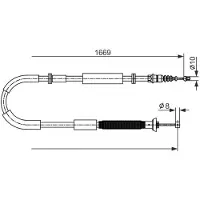 Bosch Vaijeri, seisontajarru 1 987 482 588