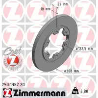 ZIMMERMANN Jarrulevy (1kpl) 250.1382.20