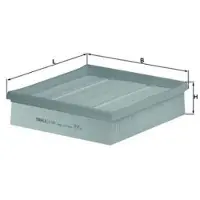 MAHLE ORIGINAL Ilmansuodatin LX 1049