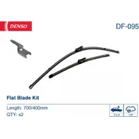 Denso Pyyhkijänsulka DF-095, 700/400mm, Edessä, 2 Kappale
