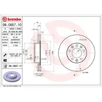 Brembo Jarrulevy (1kpl) 09.C657.11