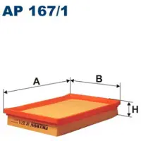 FILTRON Ilmansuodatin AP 167/1