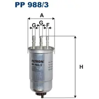 FILTRON Polttoainesuodatin PP 988/3