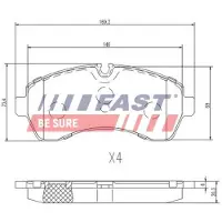 Fast Sports Nutrition BREMŽU UZLIKAS FT29022