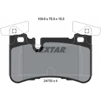 Textar Jarrupalasarja (4kpl), levyjarru 2473301