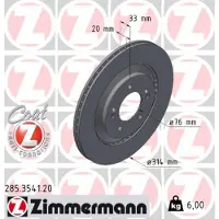 ZIMMERMANN Jarrulevy (1kpl) 285.3541.20