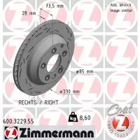 ZIMMERMANN Jarrulevy (1kpl) 600.3229.55