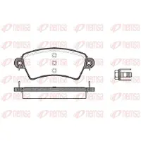 REMSA Jarrupalat Etu, 0726.00 - Peugeot - 206, 306. Citroen - Xsara