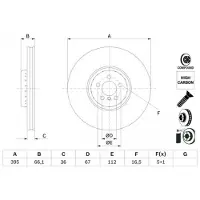 Bosch Jarrulevy (1kpl) 0 986 479 H12
