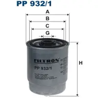 FILTRON Polttoainesuodatin PP 932/1