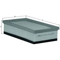 MAHLE ORIGINAL Ilmansuodatin LX 1617