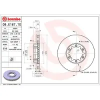 Brembo Jarrulevy - Nissan - Cabstar