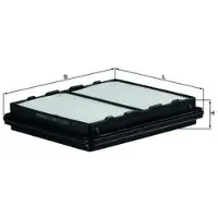 MAHLE ORIGINAL Ilmansuodatin LX 848