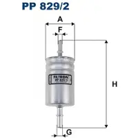 FILTRON Polttoainesuodatin PP 829/2