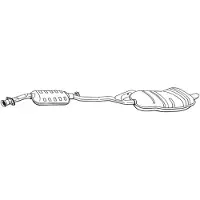 Bosal Takaäänenvaimentaja 286-181