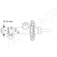 Japanparts Iskunvaimennin MM-01131