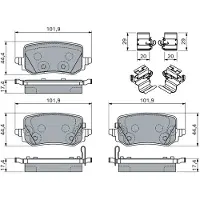 Bosch Jarrupalasarja (4kpl), levyjarru 0 986 460 161