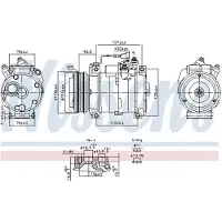 Nissens Kompressori, ilmastointilaite 891005