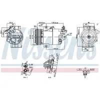 Nissens Kompressori, ilmastointilaite 891012